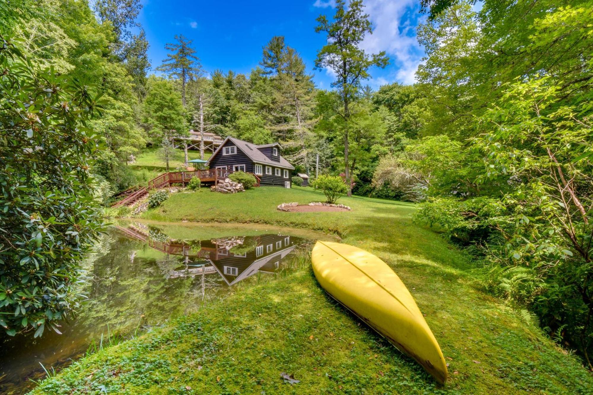 Enchanting Highlands Cottage With Pond And Falls! ภายนอก รูปภาพ