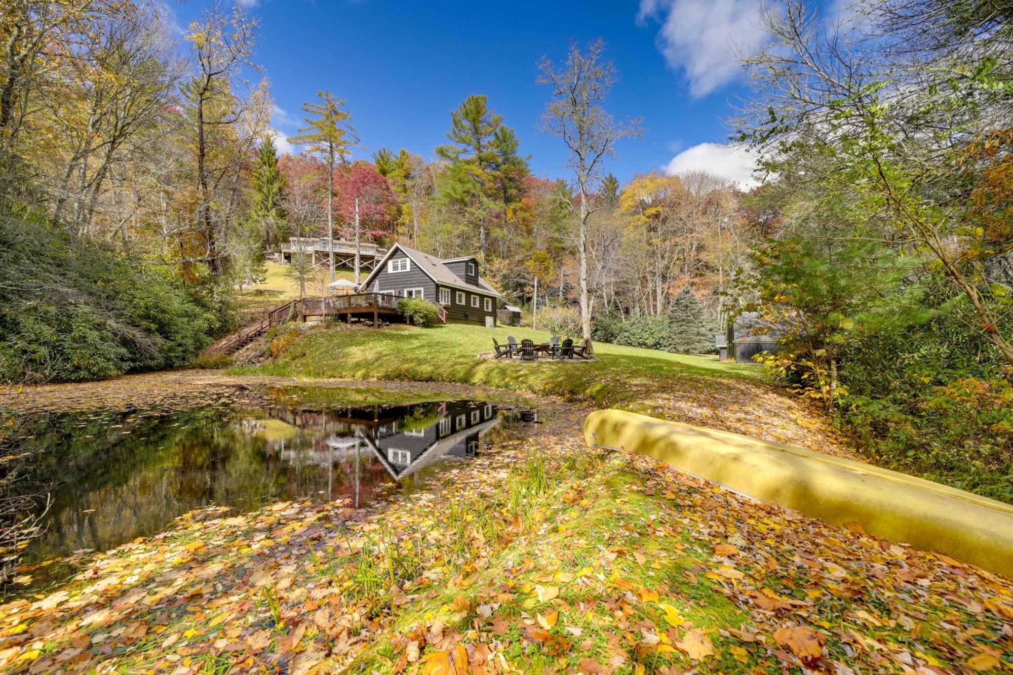 Enchanting Highlands Cottage With Pond And Falls! ภายนอก รูปภาพ