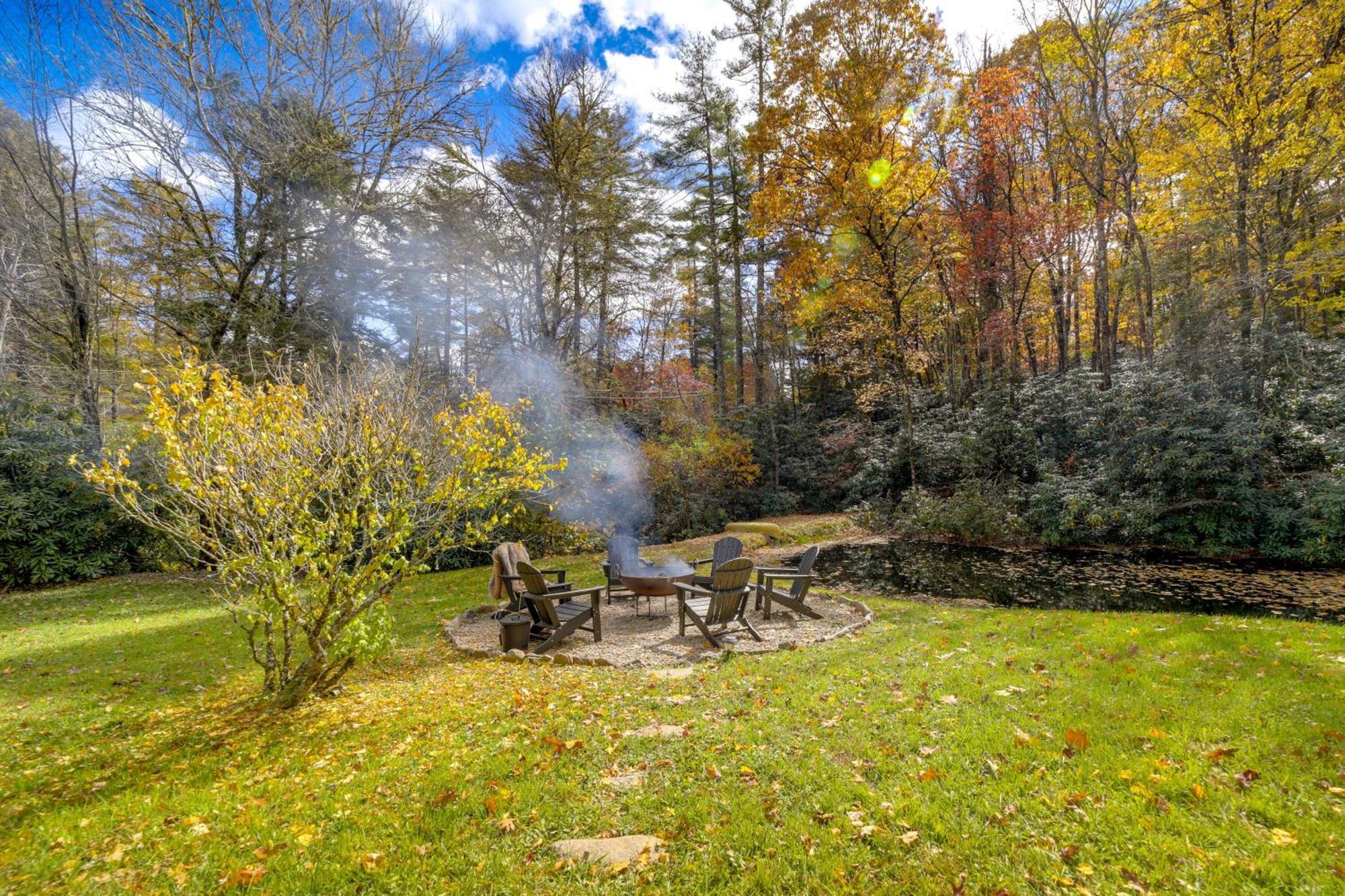 Enchanting Highlands Cottage With Pond And Falls! ภายนอก รูปภาพ